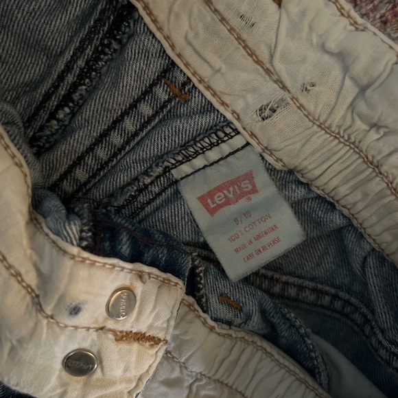 90s Vintage Levi’s paper bag waist tapered jeans - Picture 5 of 5